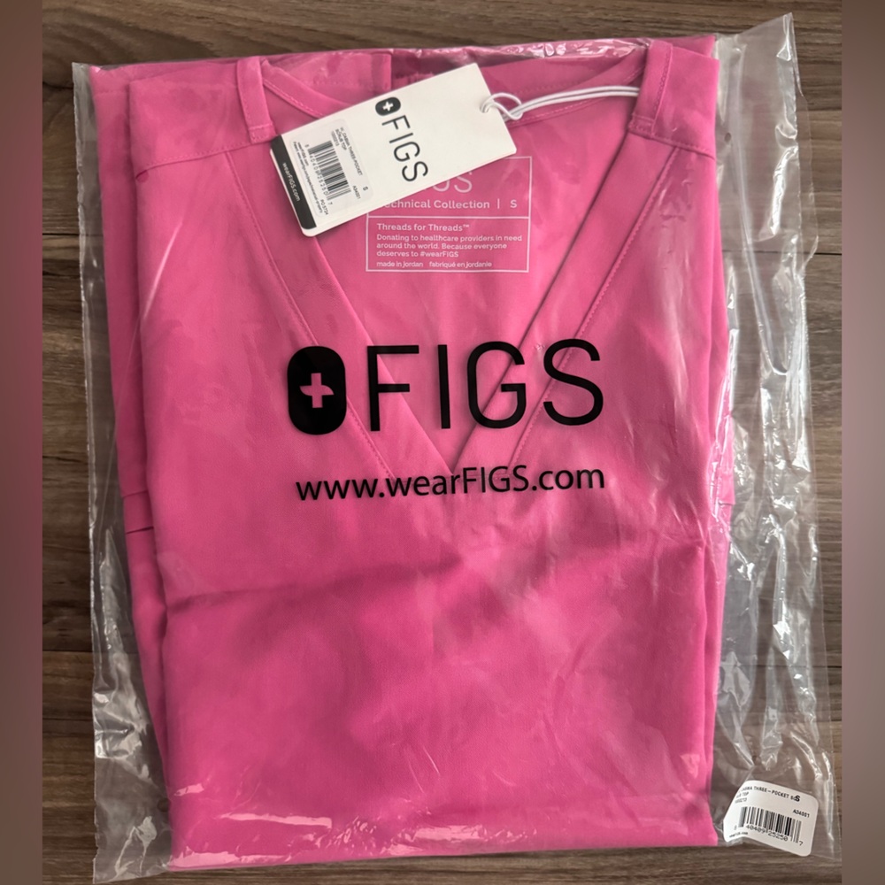 NWT Figs: F*ing Pink Scrub Set - size: S-R - Picture 2 of 5